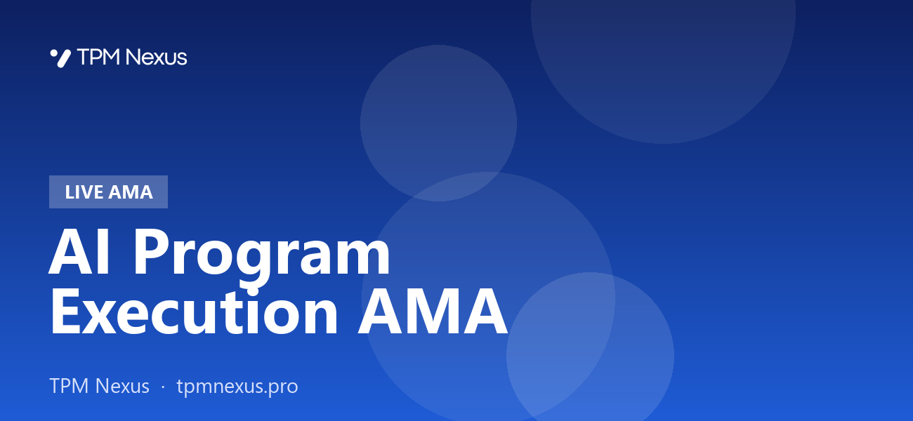 AI Program Execution AMA