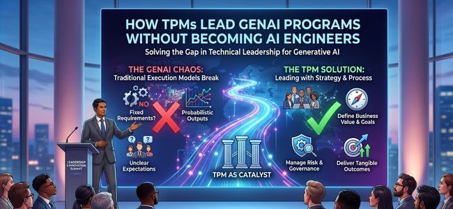How TPMs Can Lead GenAI Programs Without Becoming AI Engineers Event Banner