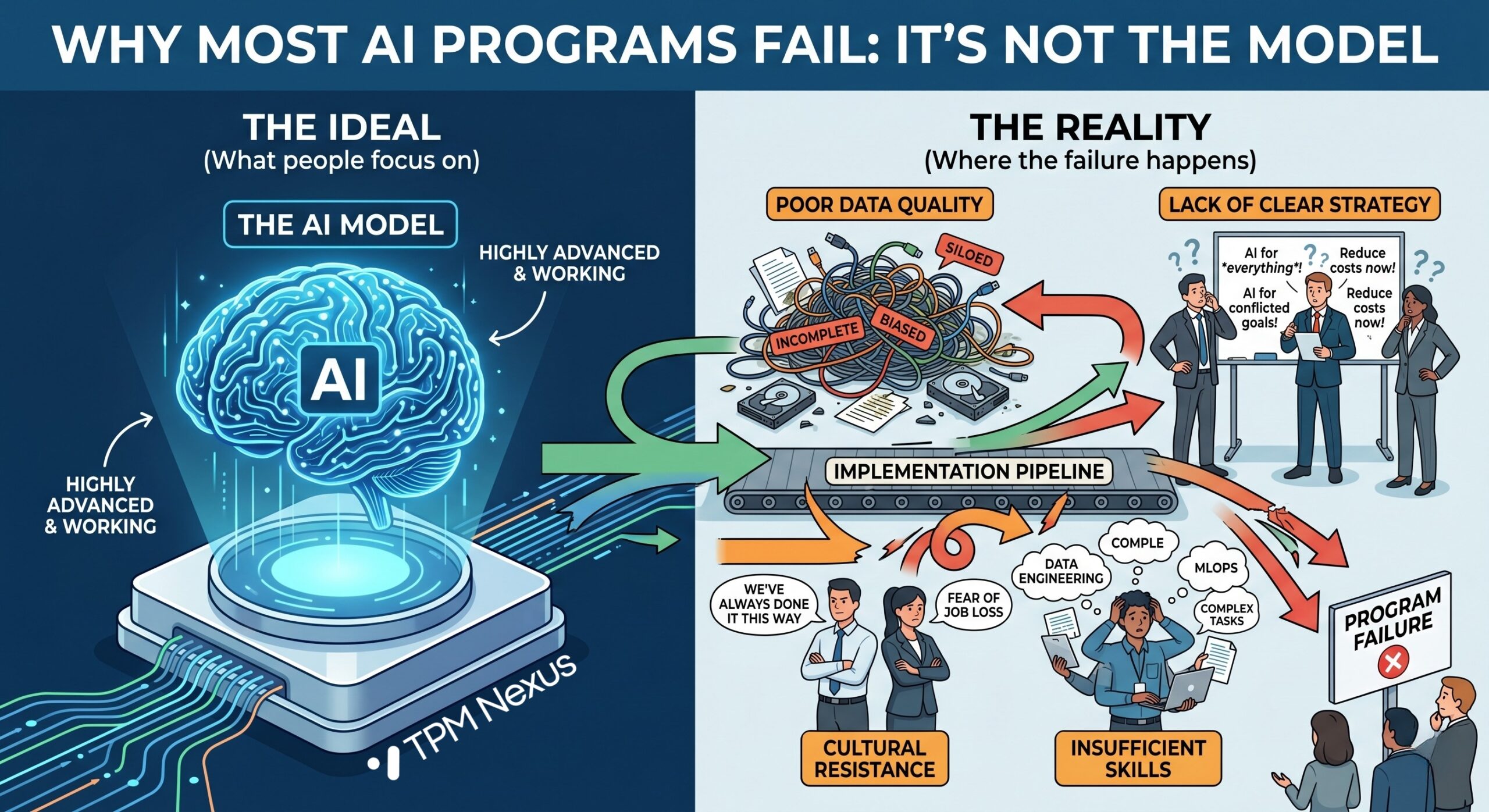 Why Most AI Programs Fail It Is Not the Model